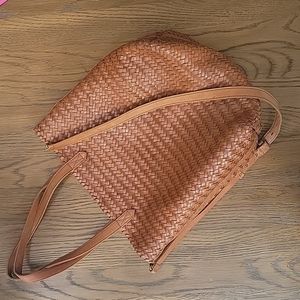 Madewell Medium Woven Transport Tote